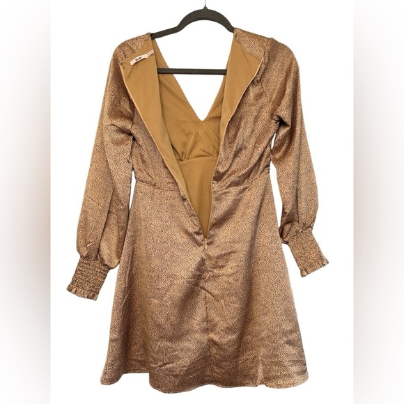 Franchescas Mi Ami Animal Print Baby Doll Dress - Picture 5 of 11